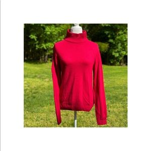 Vintage Men’s D&G Turtleneck Sweater in Red